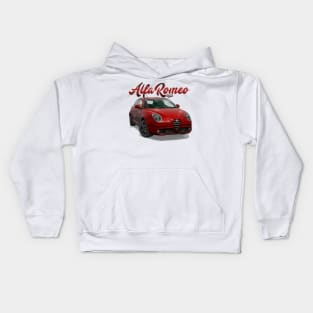 ALFA ROMEO Mito red front Kids Hoodie